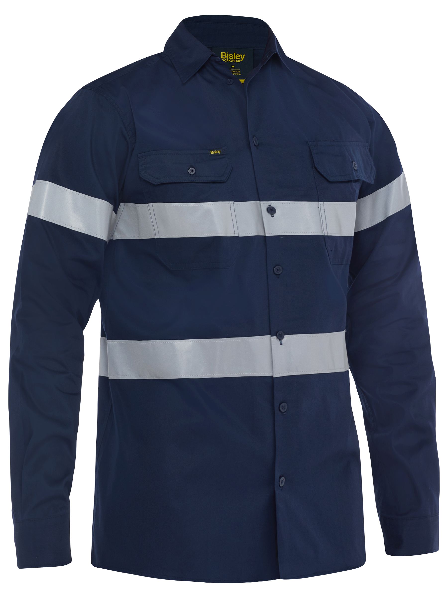 Bisley Taped Cool Lightweight Drill Shirt BS6883T
