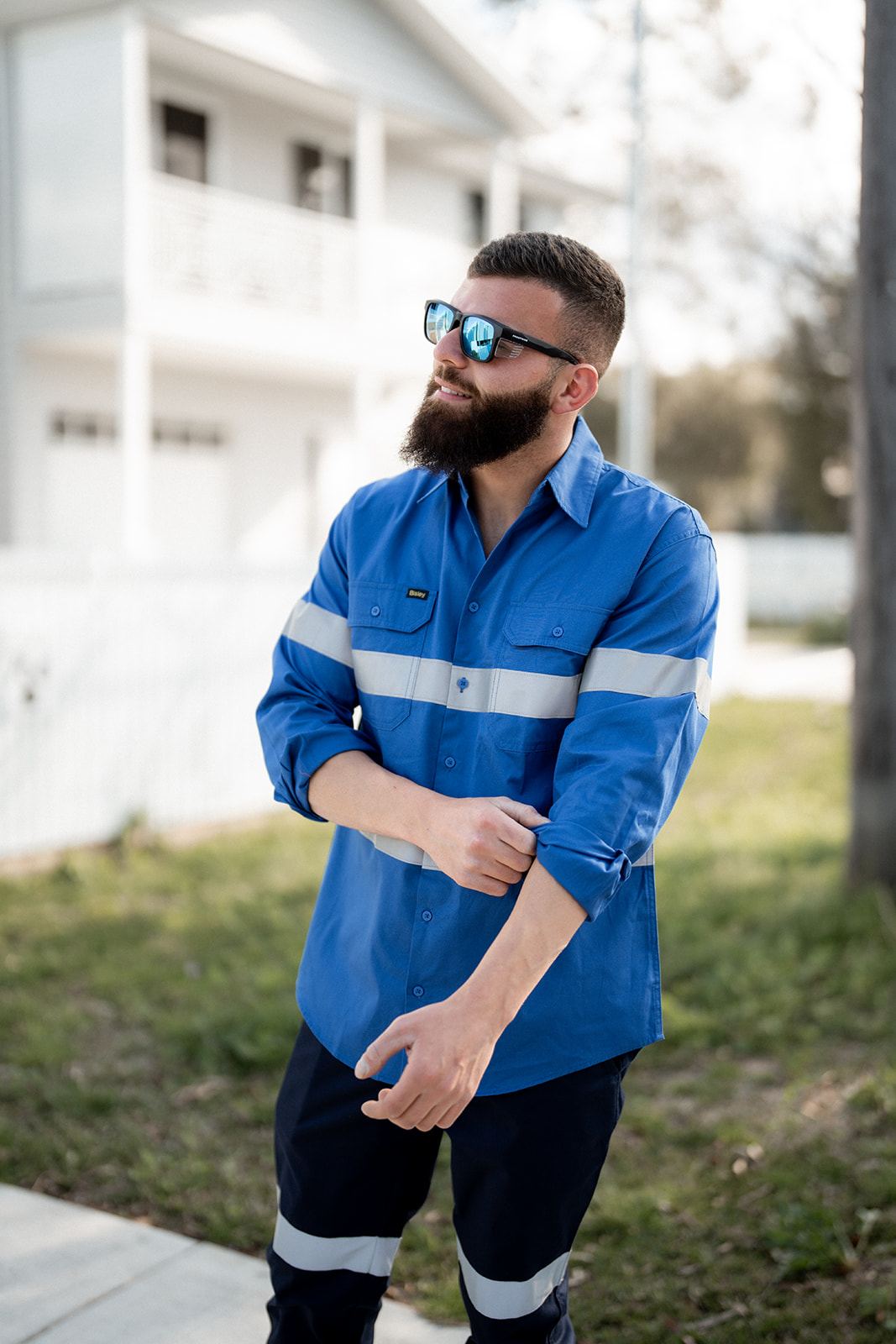 Bisley Taped Cool Lightweight Drill Shirt BS6883T
