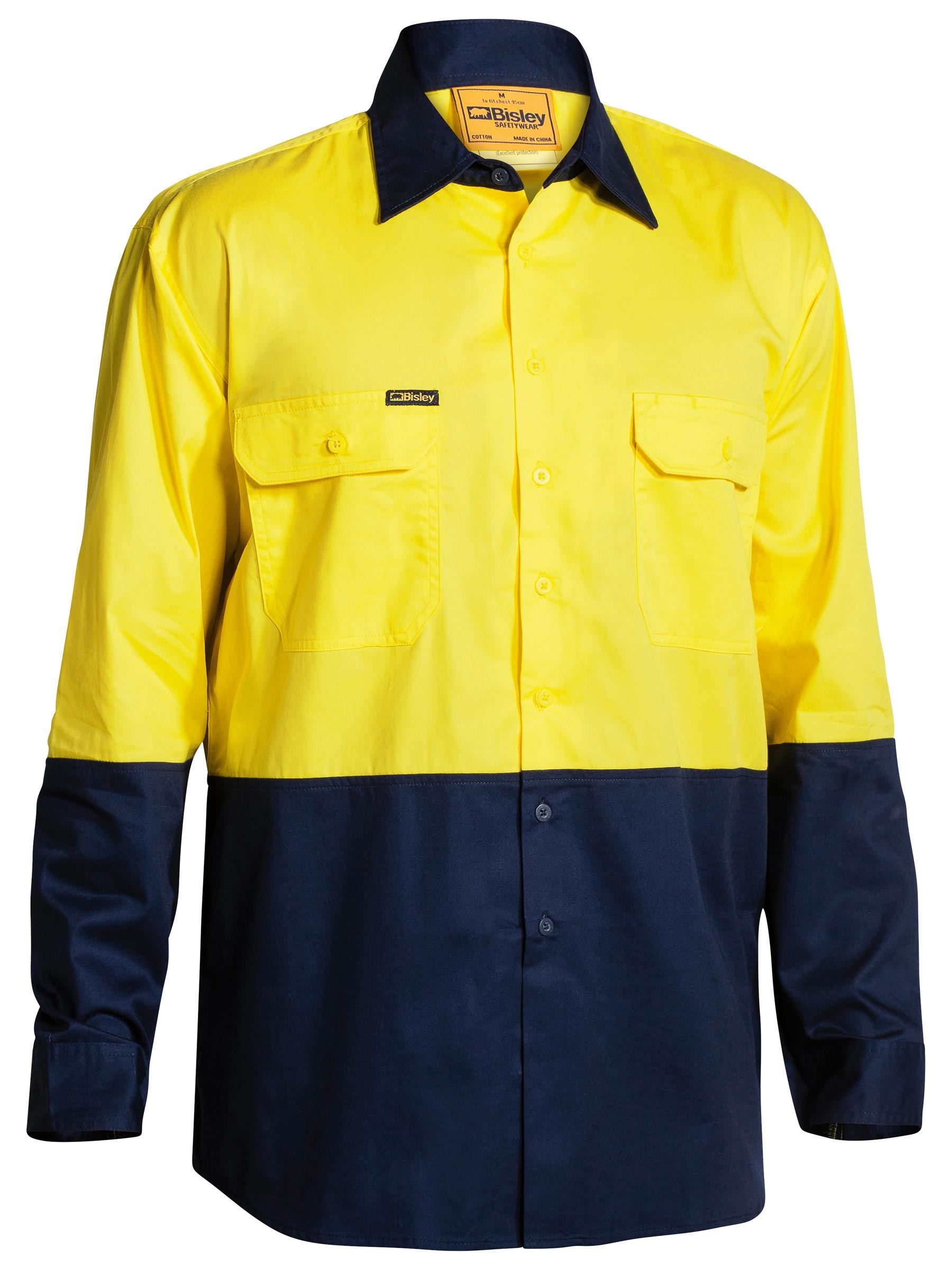Bisley Hi Vis Cool Lightweight Drill Shirt BS6895