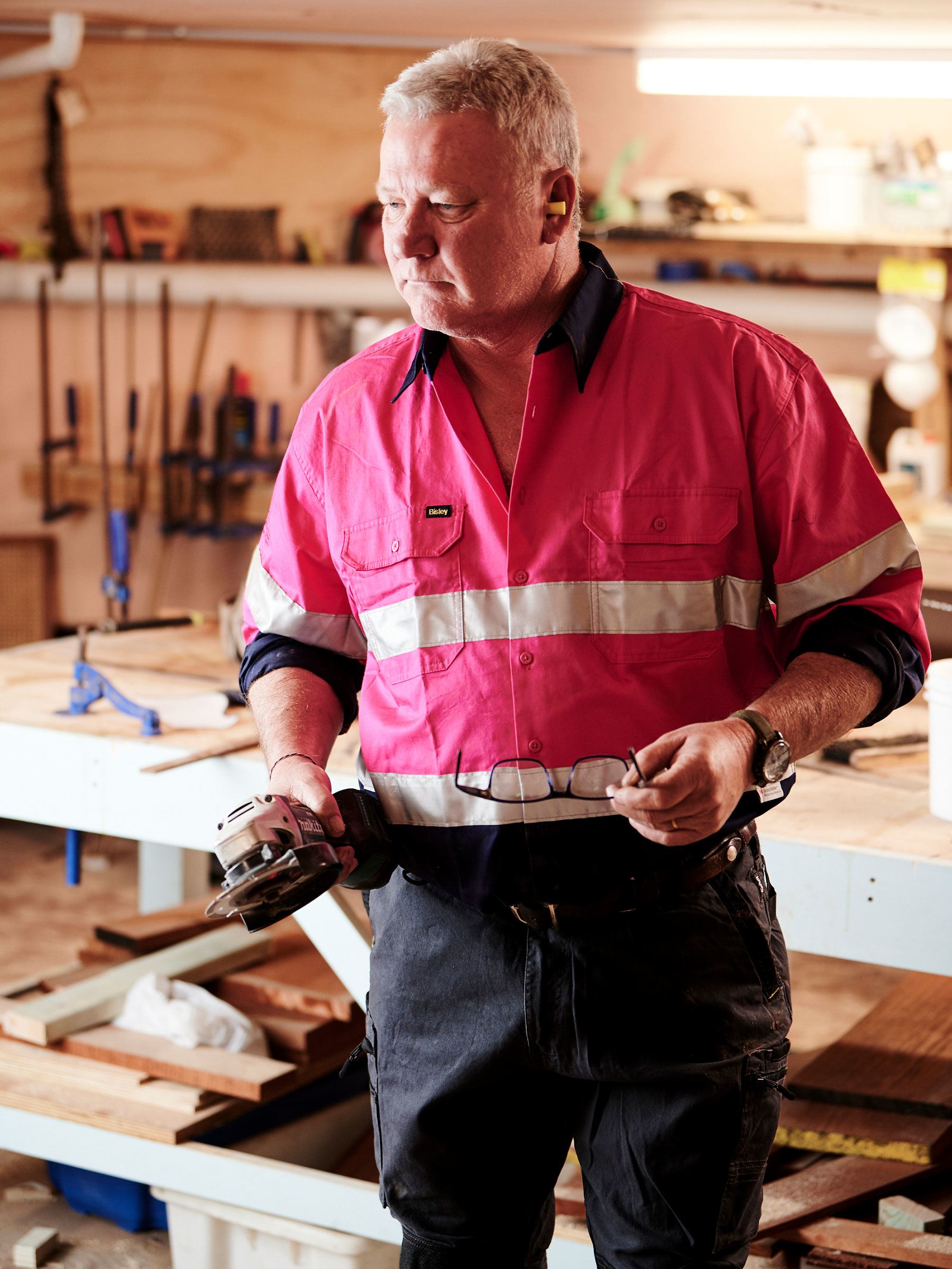 Bisley Taped Hi Vis Cool Lightweight Shirt BS6896