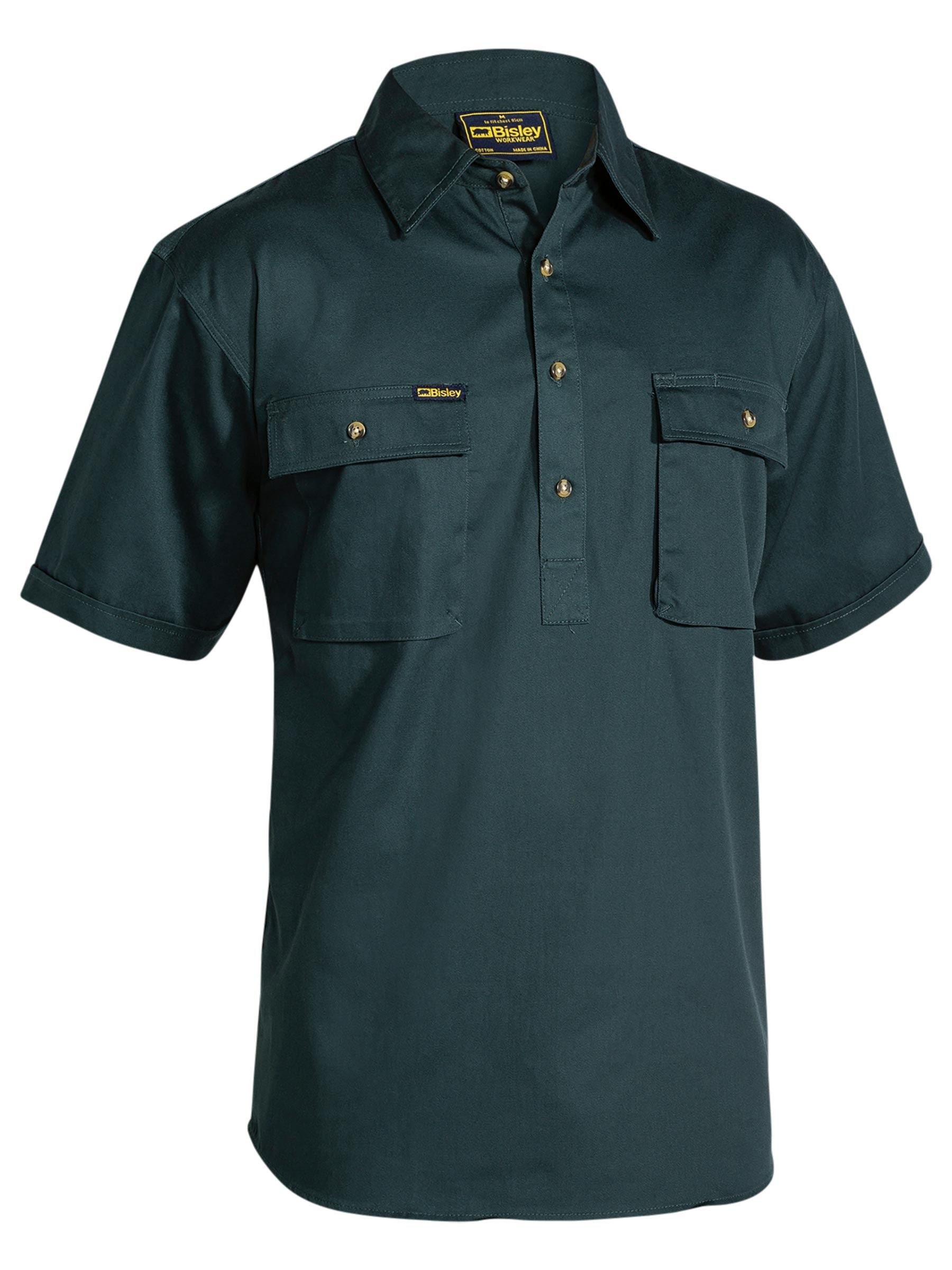 Bisley Closed Front Cotton Drill Shirt BSC1433