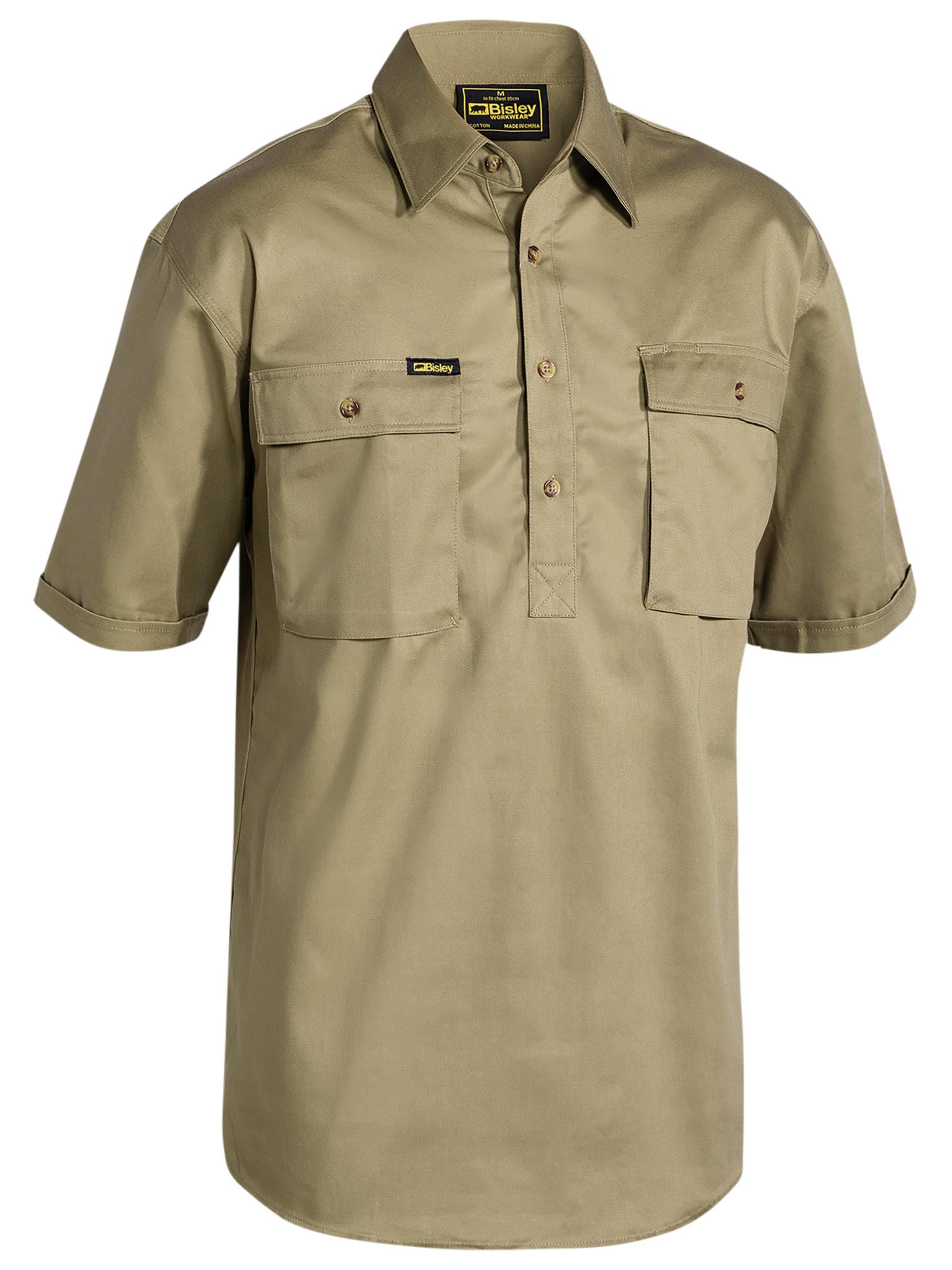 Bisley Closed Front Cotton Drill Shirt BSC1433