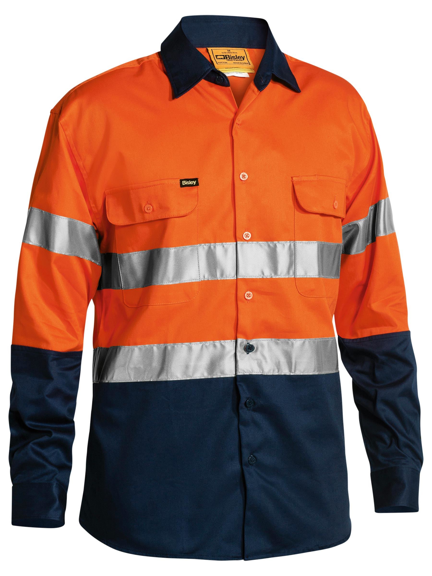 Bisley Taped Hi Vis Drill Shirt BT6456