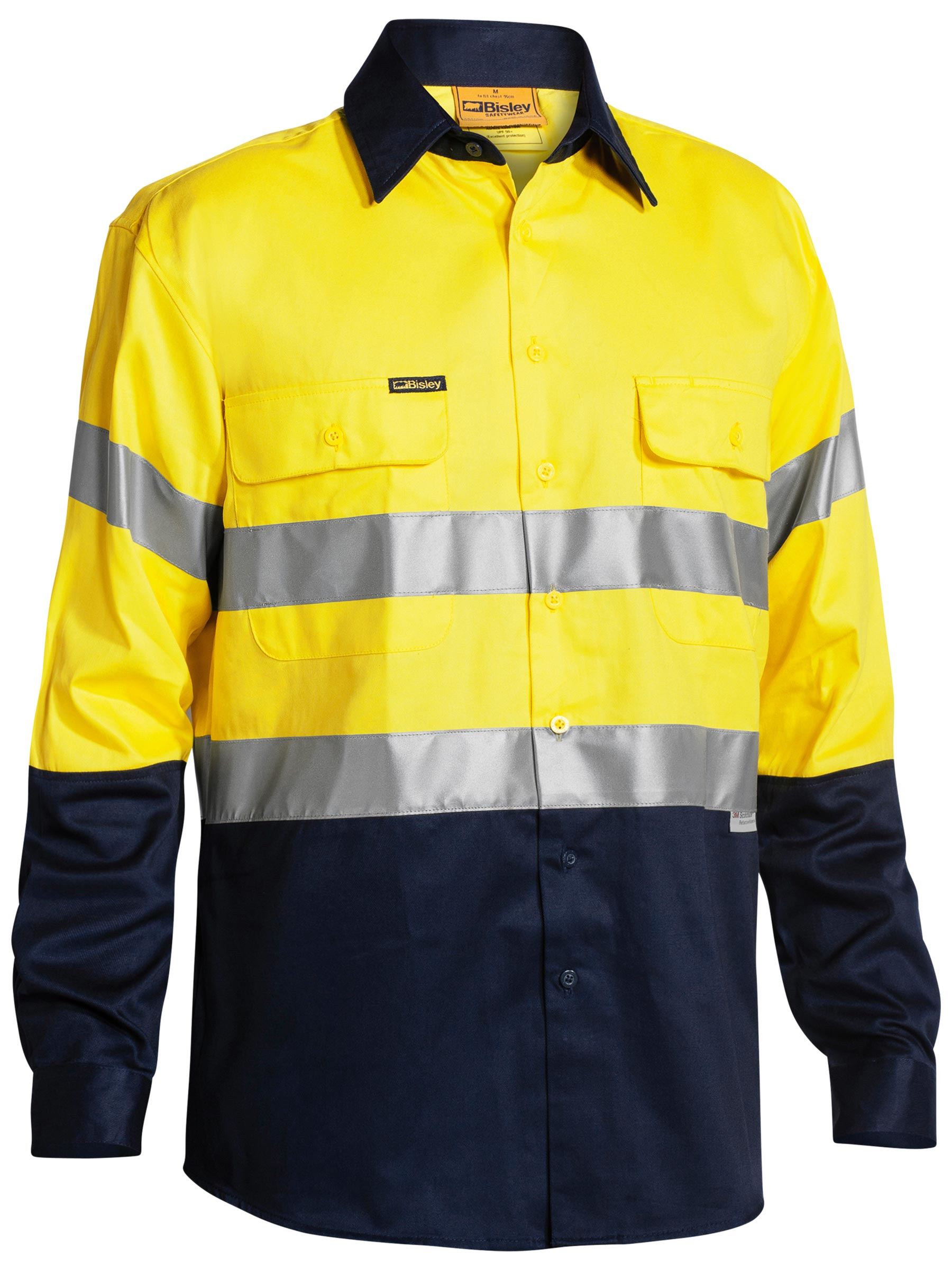 Bisley Taped Hi Vis Drill Shirt BT6456
