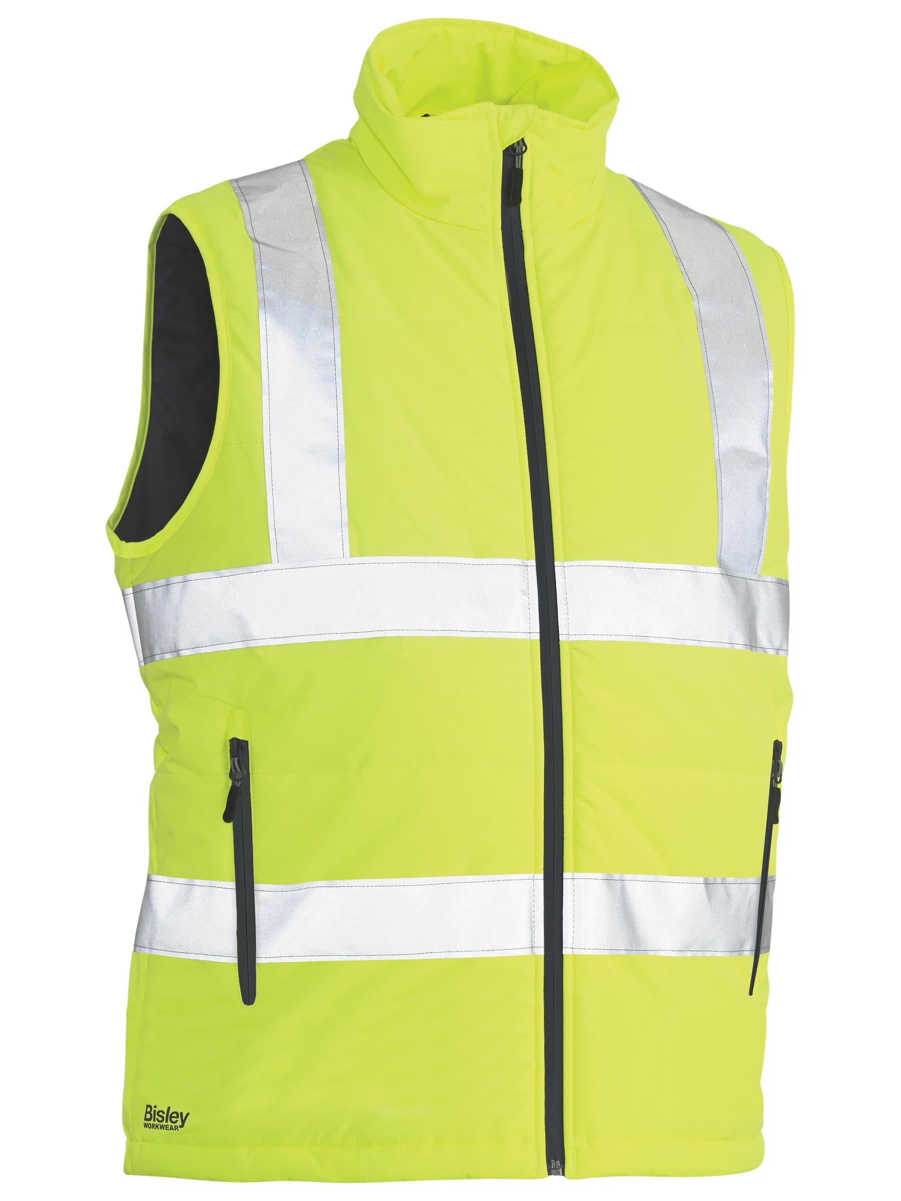Bisley Taped Hi Vis Puffer Vest BV0329HT