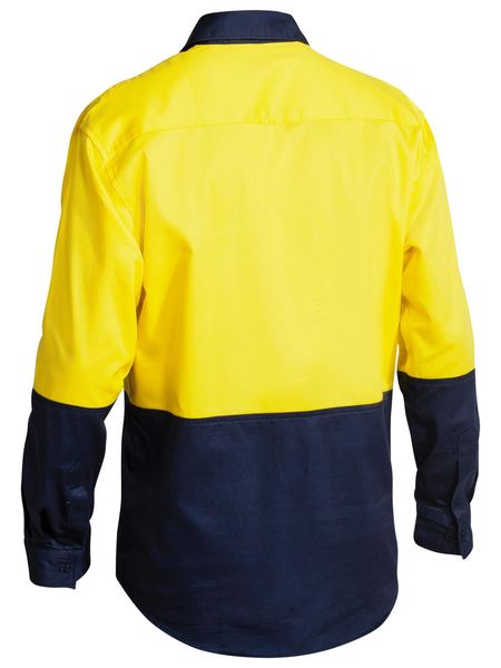 Bisley Hi Vis Closed Front Drill Shirt BSC6267