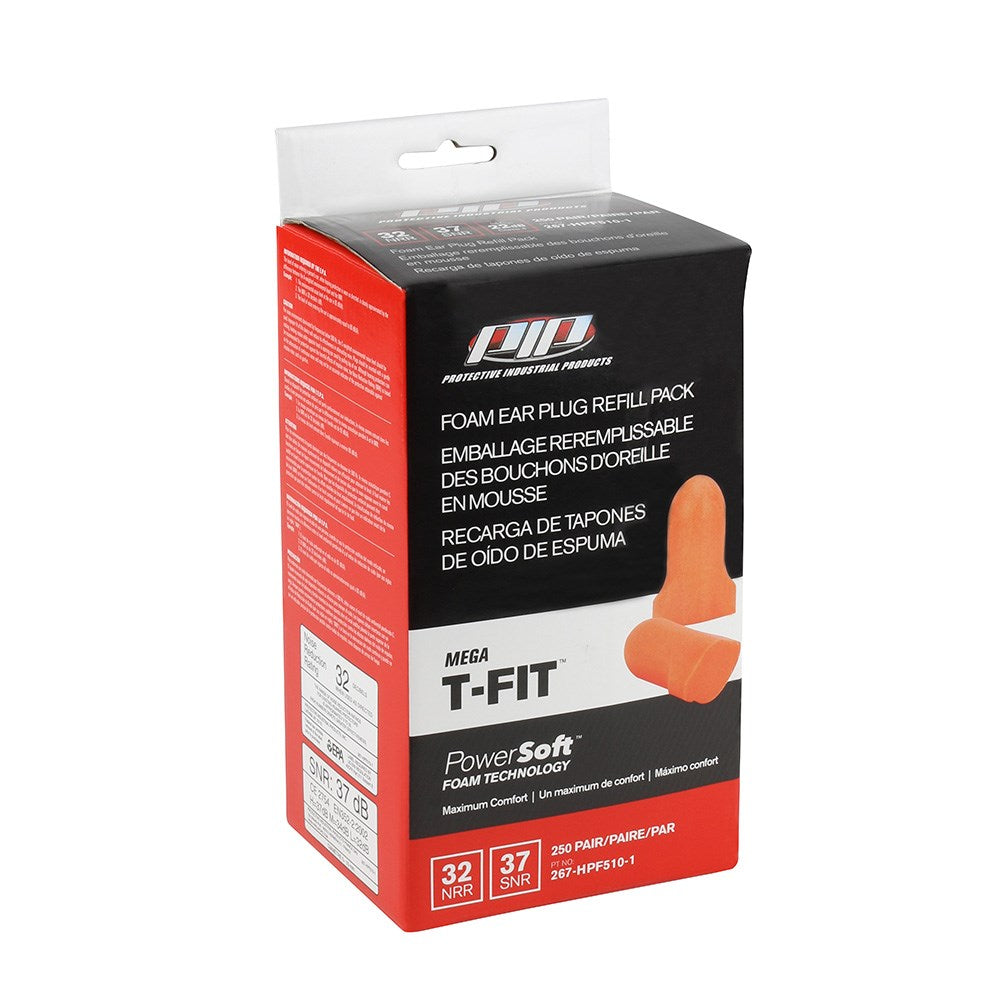 Pro Choice Powersoft Mega T-Fit Earplugs Refill Pack (250 Pairs)  267-HPF510-1