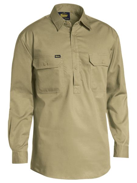 Bisley Closed Front Cool Lightweight Drill Shirt BSC6820