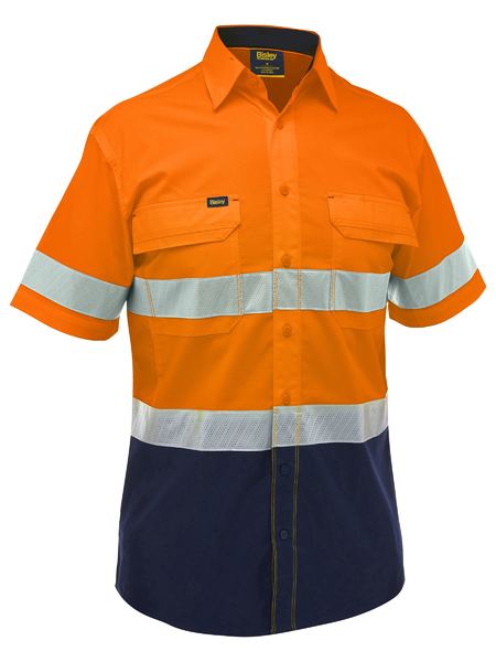 Bisley X Airflow™ Hi Vis Taped Stretch Ripstop Shirt BS1491T