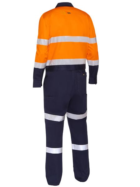 Bisley Taped Hi Vis Coverall with Waist Zip Opening BC6066T
