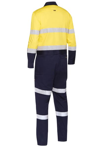 Bisley Taped Hi Vis Coverall with Waist Zip Opening BC6066T