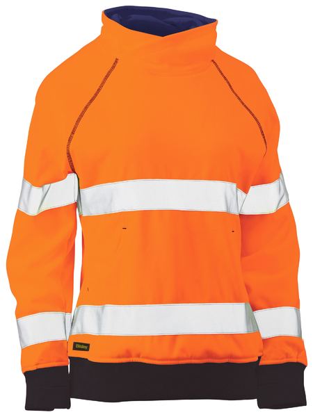 Bisley Women's Taped Hi Vis Fleece Jumper BKL6818T