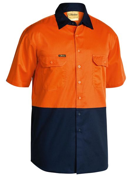 Bisley Hi Vis Cool Lightweight Drill Shirt BS1895