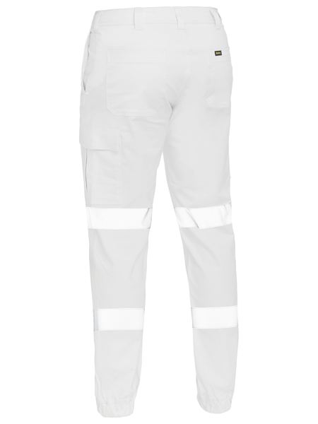 Bisley Taped Biomotion Stretch Cotton Drill Cargo Cuffed Pants BPC6028T