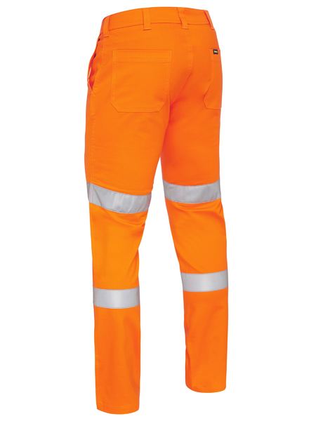 Bisley Taped Biomotion Stretch Cotton Drill Work Pants BP6008T