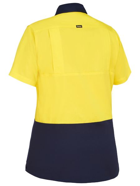 Bisley Women's Cool Lightweight Hi Vis Drill Shirt BL1895