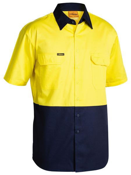 Bisley Hi Vis Cool Lightweight Drill Shirt BS1895