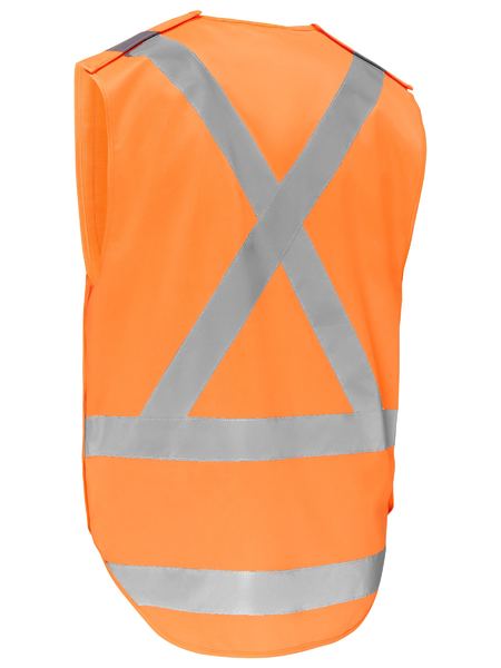Bisley X Taped Hi Vis Detachable Safety Vest BV0440XT