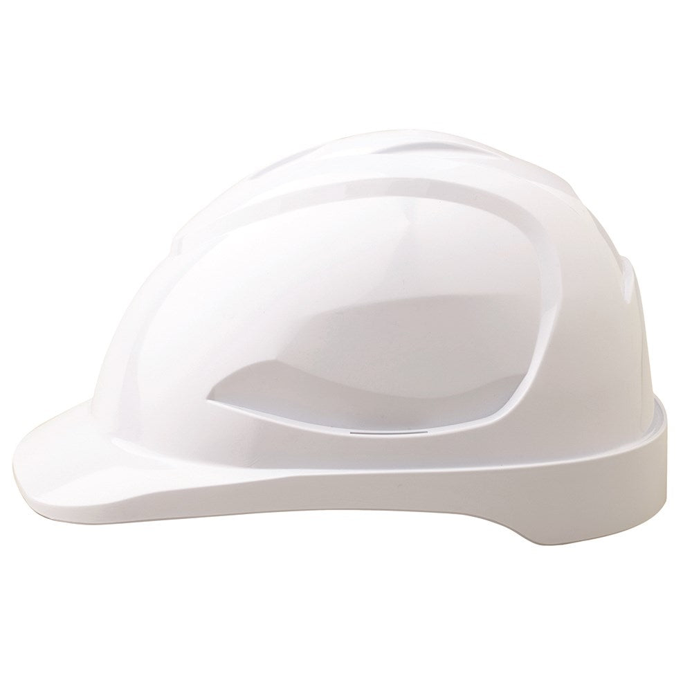 Pro Choice V9 Hard Hat Unvented Pushlock Harness - White HH9-W