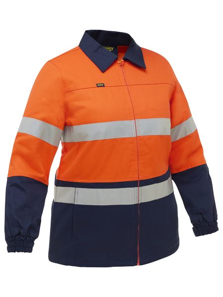 Bisley Women's Taped Hi Vis Drill Jacket BKL6710T