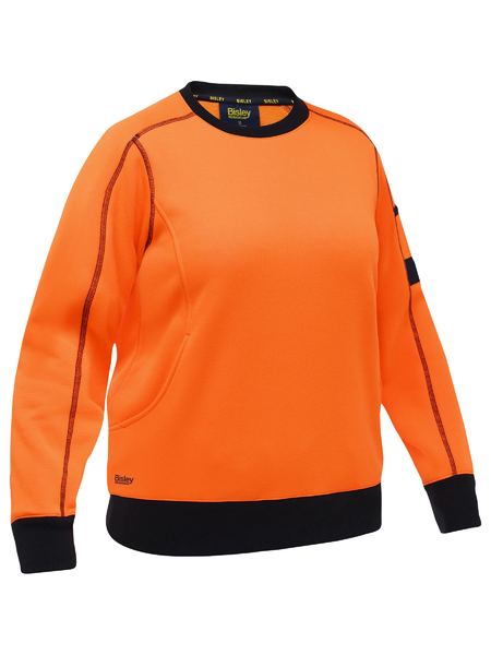 Bisley Women's Work Fleece Crew Neck Jumper BKL6722