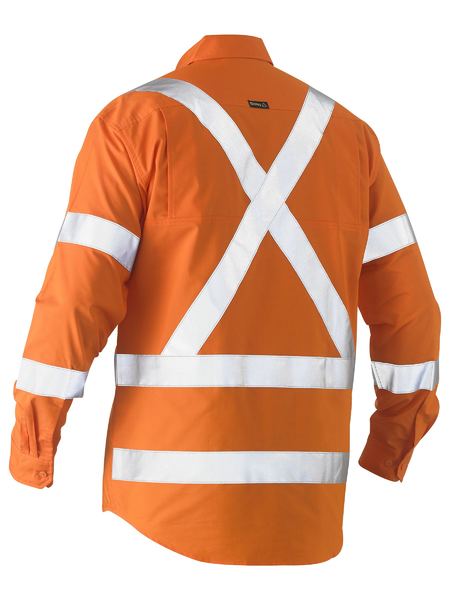 Bisley Recycle X Taped Hi Vis Drill Shirt BS6266XT