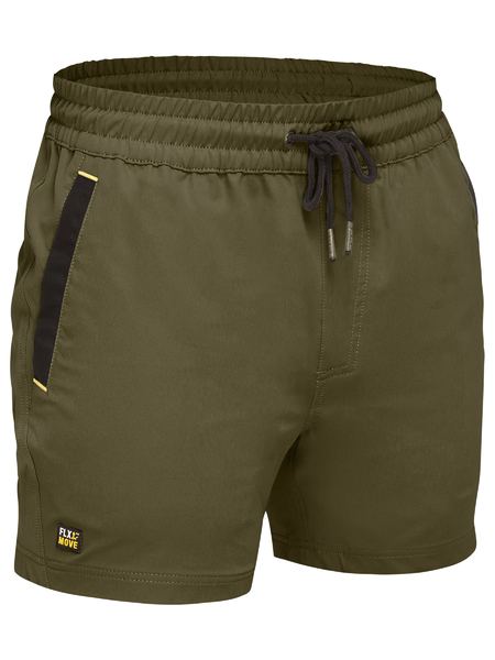 Bisley Flx & Move™ 4-Way Stretch Elastic Waist Short BSH1331
