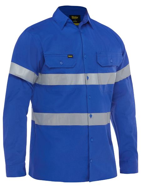 Bisley Taped Cool Lightweight Drill Shirt BS6883T