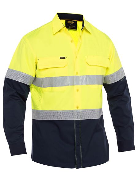 Bisley X Airflow™ Hi Vis Taped Stretch Ripstop Shirt BS6491T
