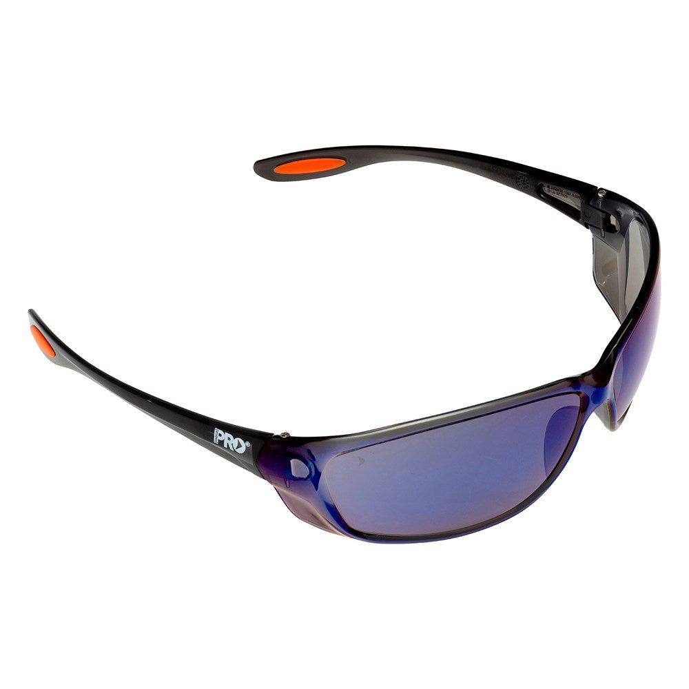 Pro Choice 12x Switch Blue Mirror Safety Glasses - 6103