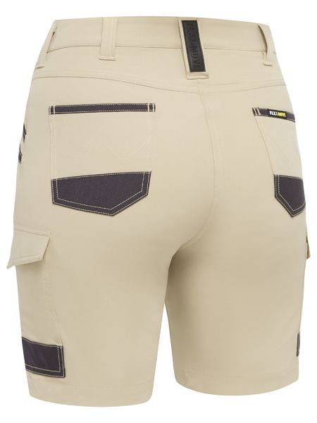Bisley Women's Flx & Move™ 4-Way Stretch Zip Cargo Short BSHL1332