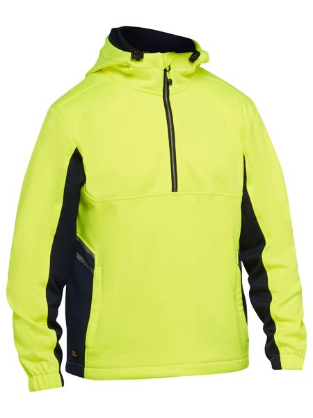 Bisley Hi Vis Liquid Repellent Fleece Hoodie BK6571