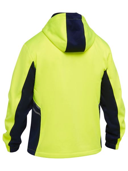 Bisley Hi Vis Liquid Repellent Fleece Hoodie BK6571