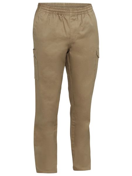 Bisley Stretch Cotton Drill Elastic Waist Cargo Work Pant BPC6029