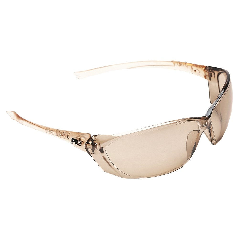 Pro Choice 12x Richter Safety Glasses Light Brown Mirror Lens - 6309