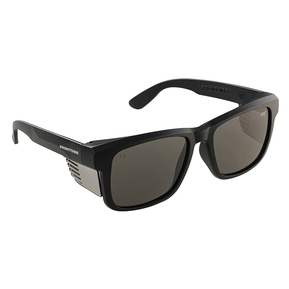 Pro Choice Safety Glasses Frontside Smoke Lens With Black Frame - 6502BK