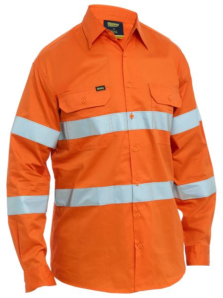 Bisley  Taped Hi Vis Cool Lightweight Drill Shirt BS6698T