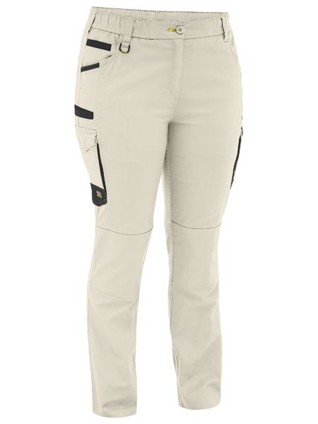 Bisley Women's Flx & Move™ Stretch Canvas Elastic Waist Cargo Pants  BPCL6338