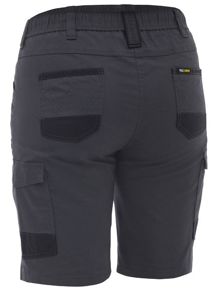 Bisley Women's Flx & Move™ Elastic Waist Cargo Short BSHL1338
