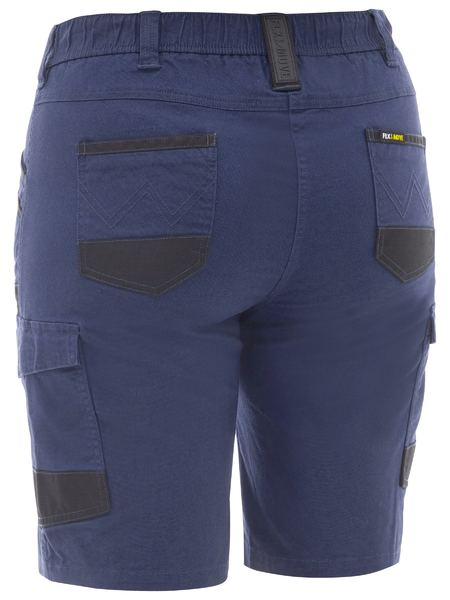 Bisley Women's Flx & Move™ Elastic Waist Cargo Short BSHL1338