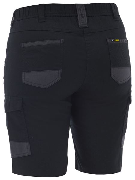 Bisley Women's Flx & Move™ Elastic Waist Cargo Short BSHL1338