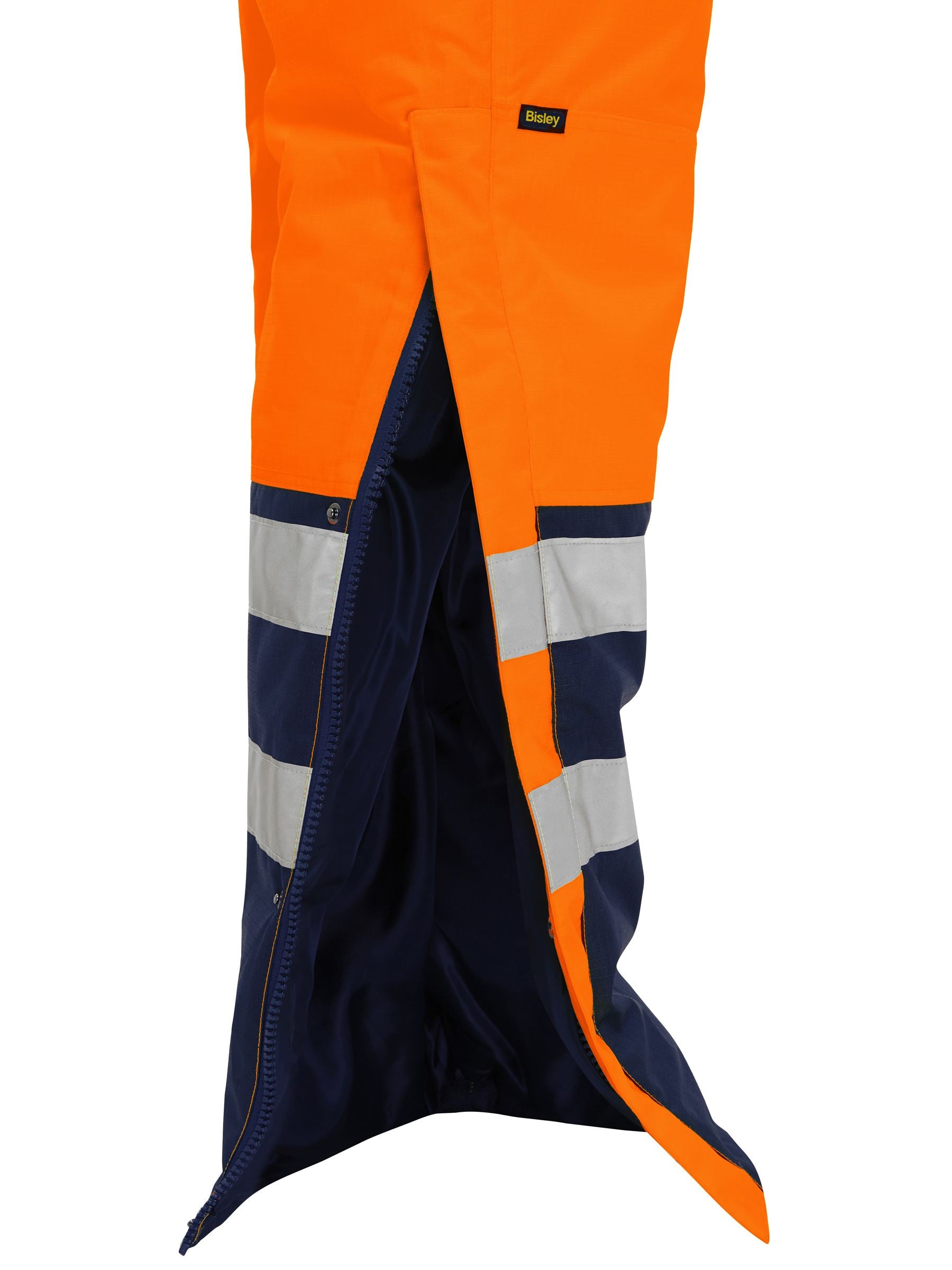 Bisley Taped Hi Vis Freezer Bib & Brace Coverall BAB6452T