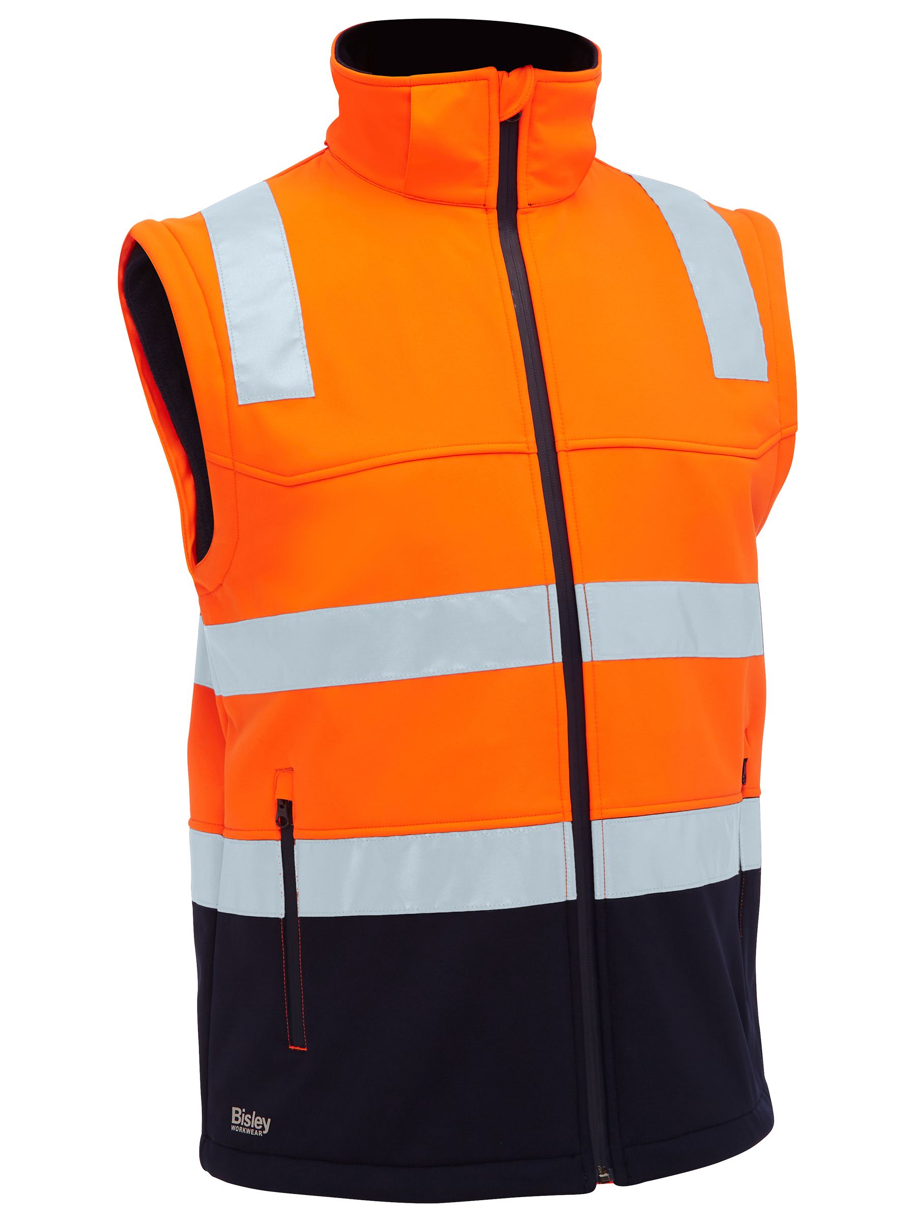 Bisley Taped Two Tone Hi Vis 3 In 1 Soft Shell Jacket BJ6078T