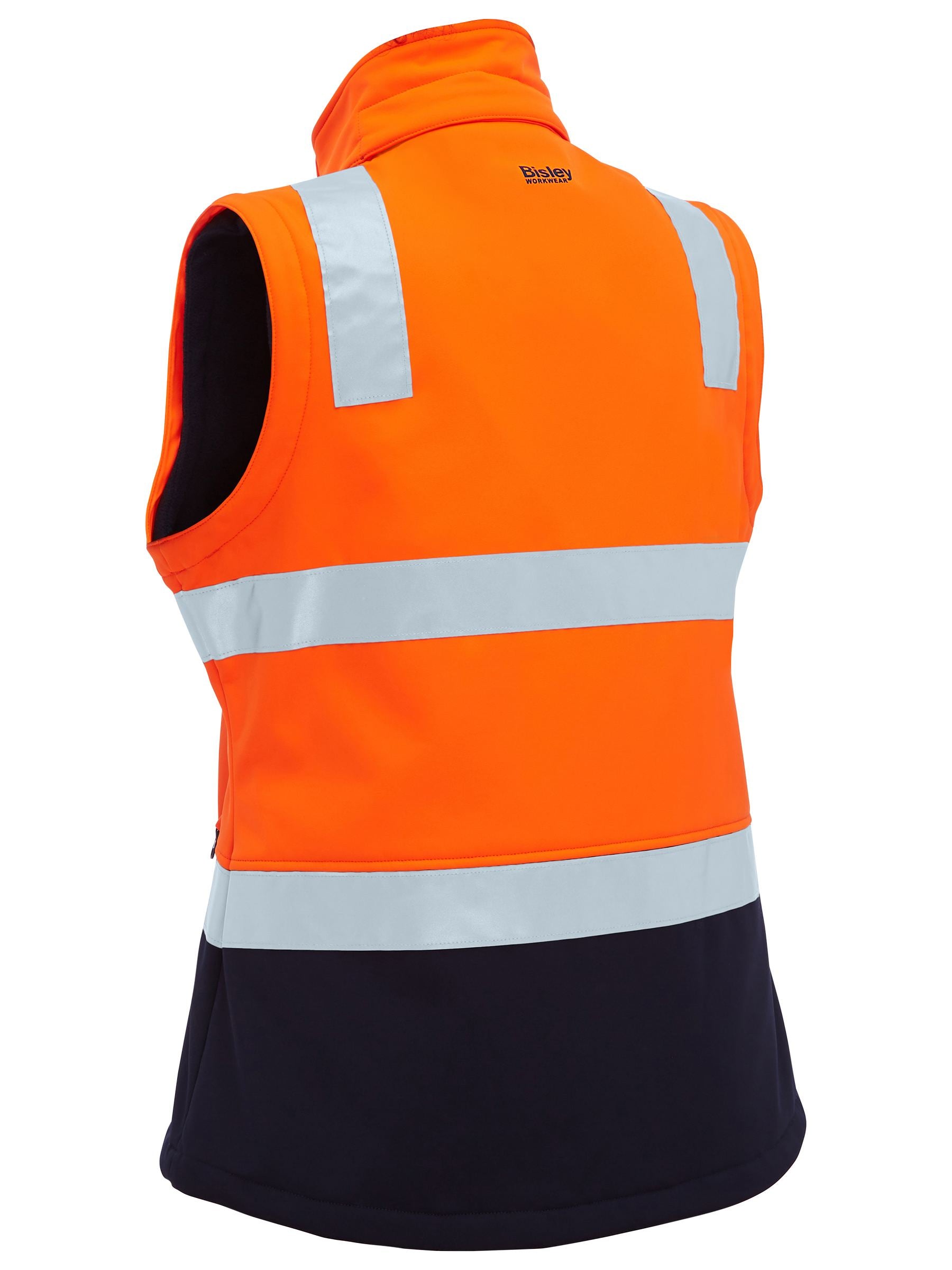 Bisley Women's Taped Two Tone Hi Vis 3-in-1 Soft Shell Jacket BJL6078T