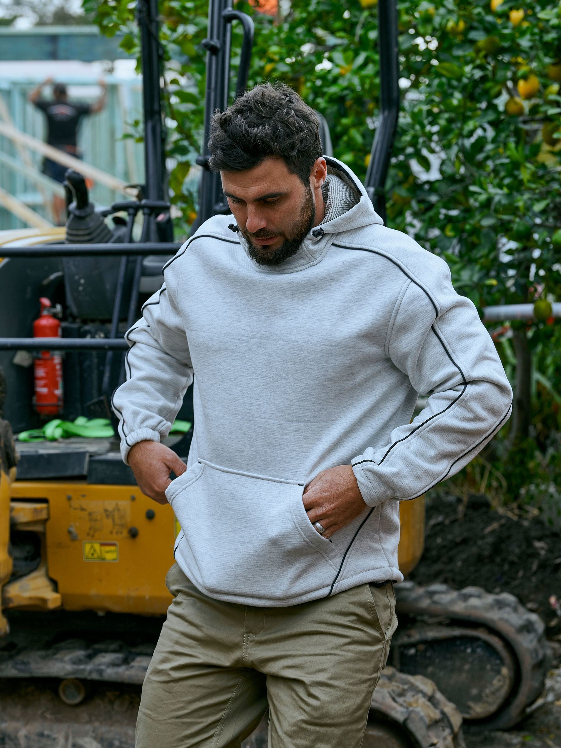 Bisley Flx and Move™ Marle Fleece Hoodie Jumper BK6983