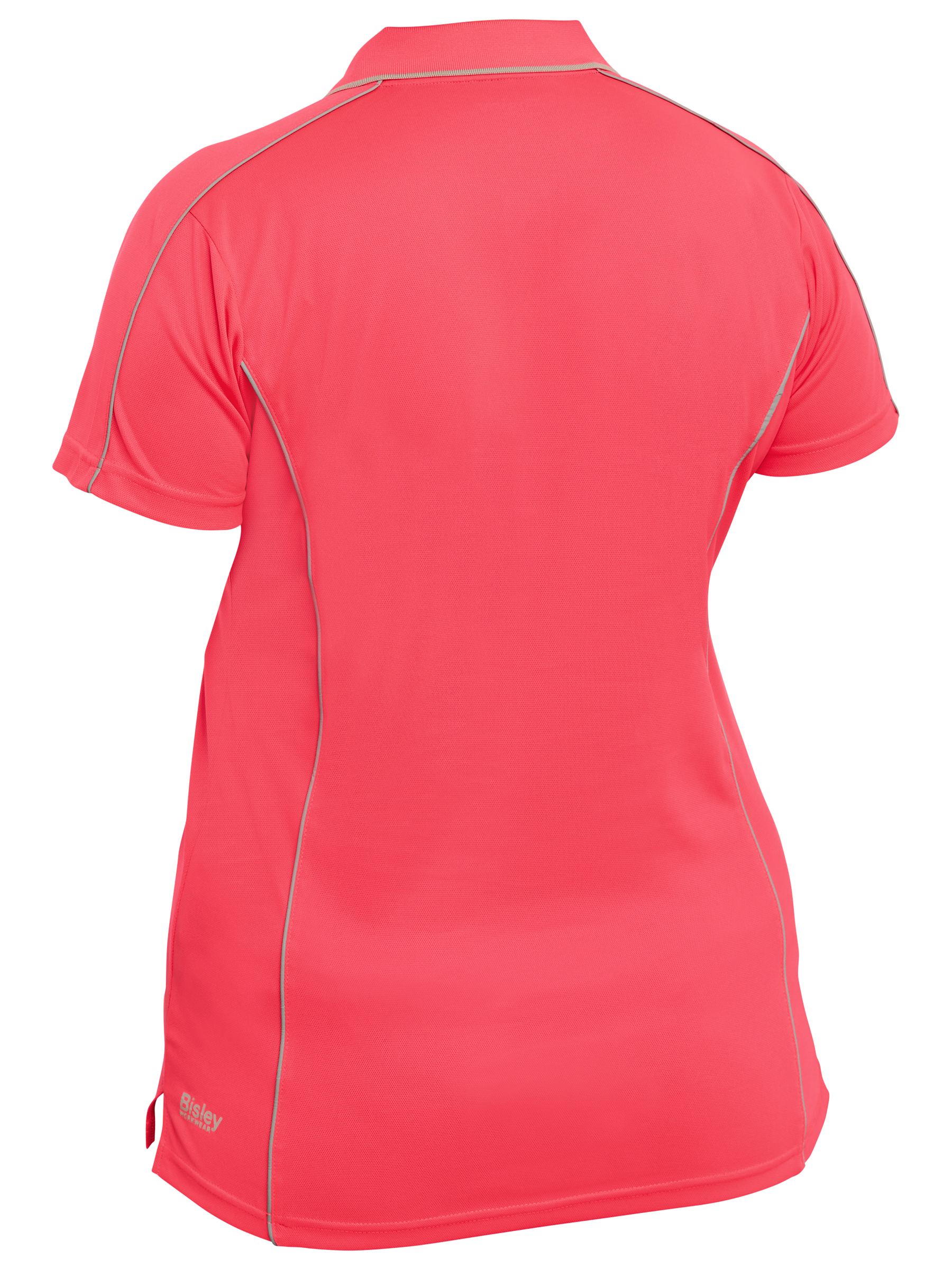 Bisley Women's Cool Mesh Polo with Reflective Piping BKL1425