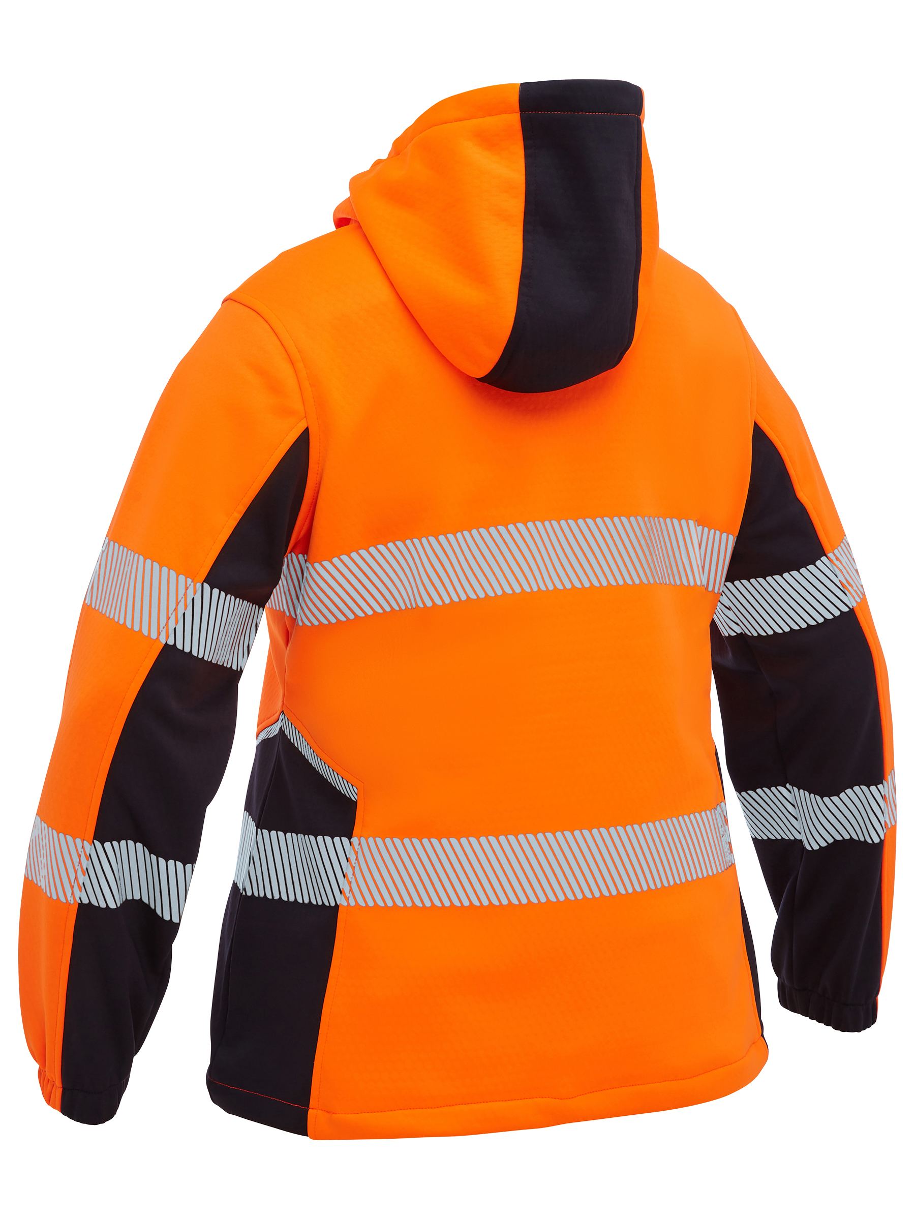 Bisley Women's Flx & Move™ Hi Vis Taped Liquid Repellent Fleece Hoodie  BKL6571T