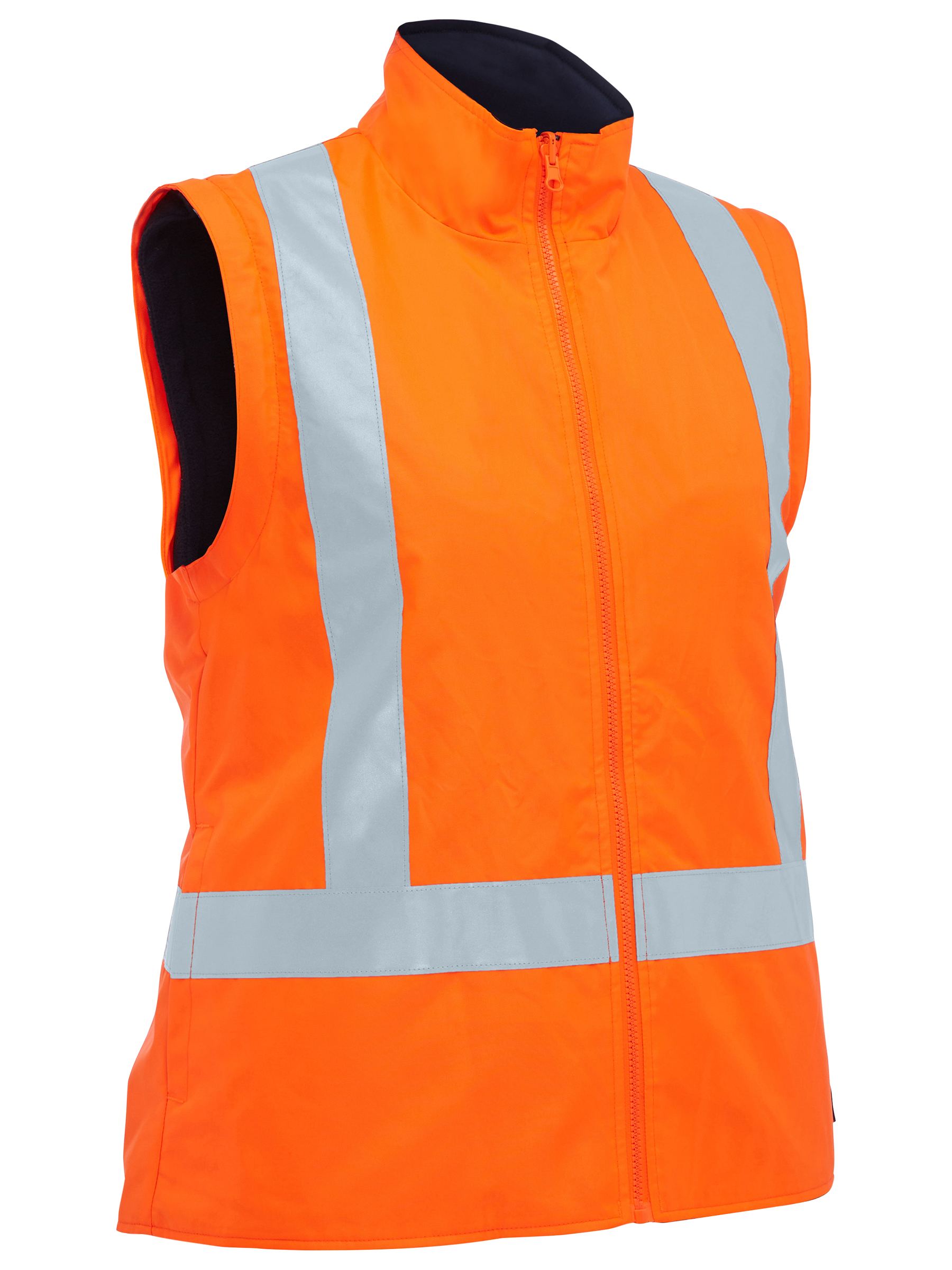 Bisley Women's Taped Hi Vis 5 in 1 Rain Jacket BKL6975