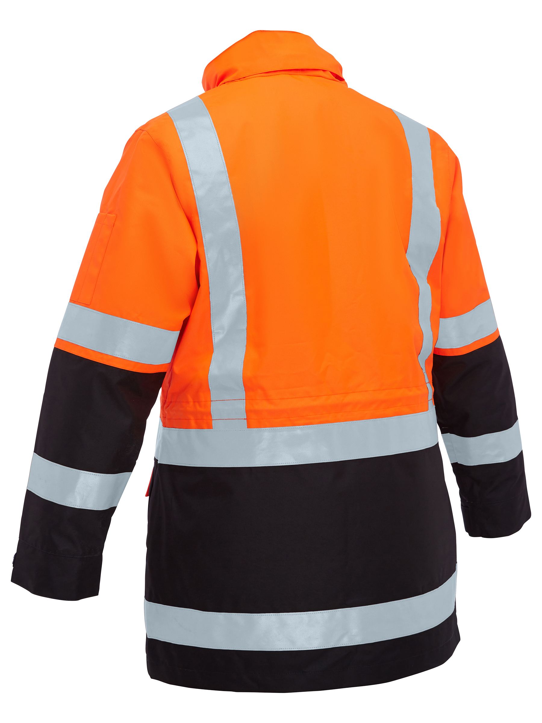 Bisley Women's Taped Hi Vis 5 in 1 Rain Jacket BKL6975