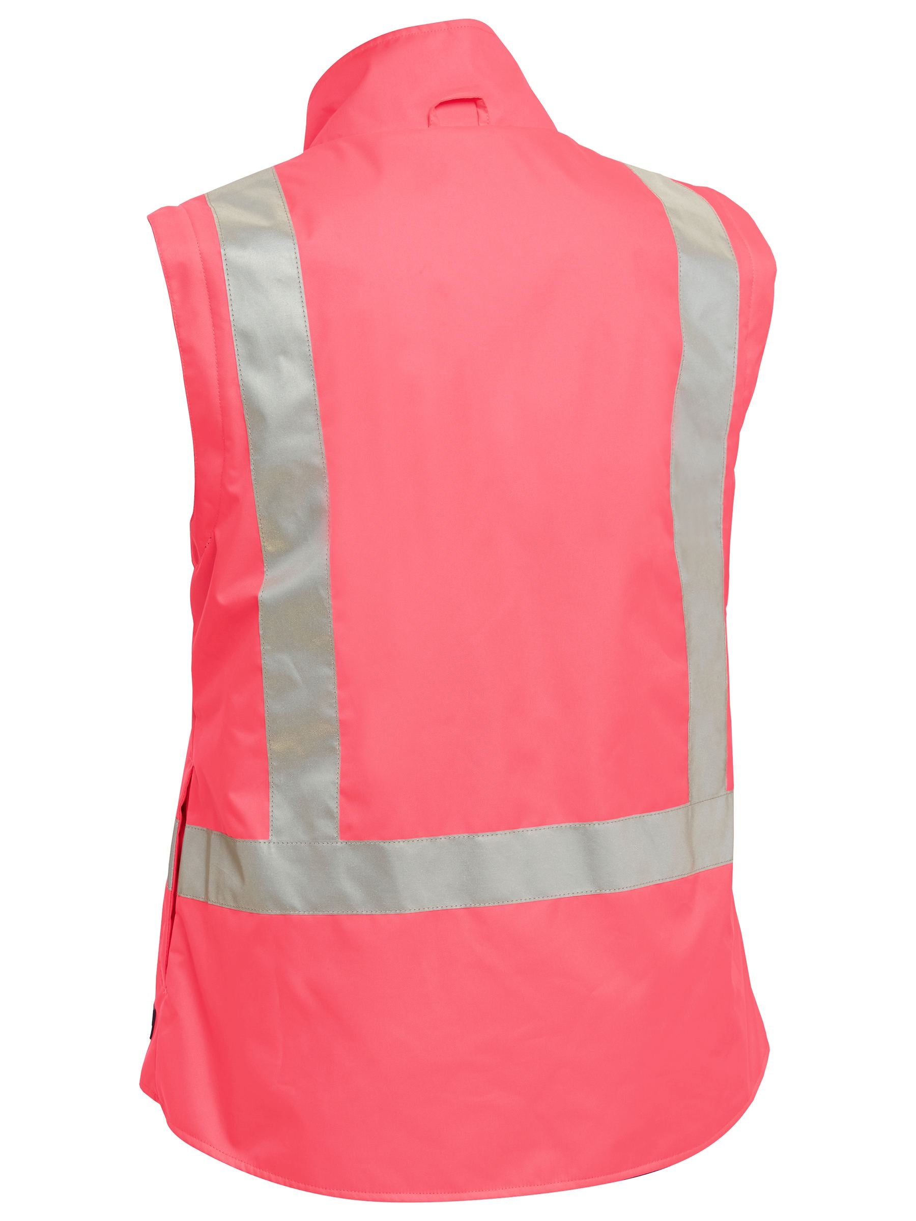 Bisley Women's Taped Hi Vis 5 in 1 Rain Jacket BKL6975